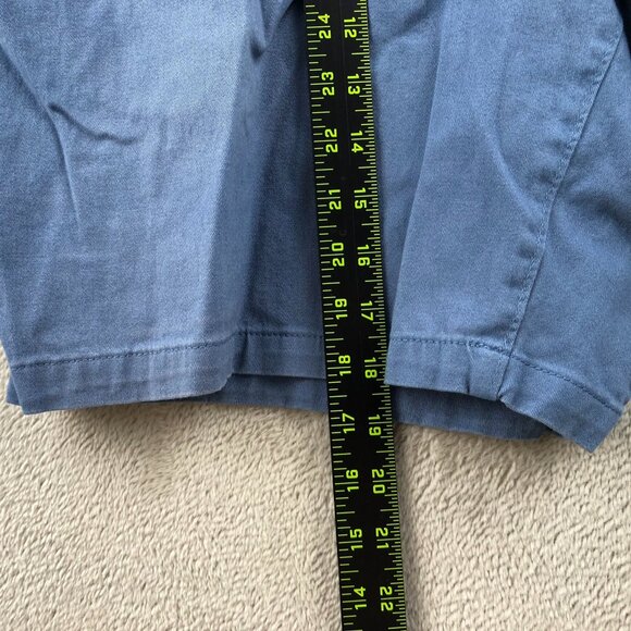 George Mens Shorts Size 42 Lot Of Two Casual Summer Chino Classic Khaki Tan Blue - Picture 5 of 16